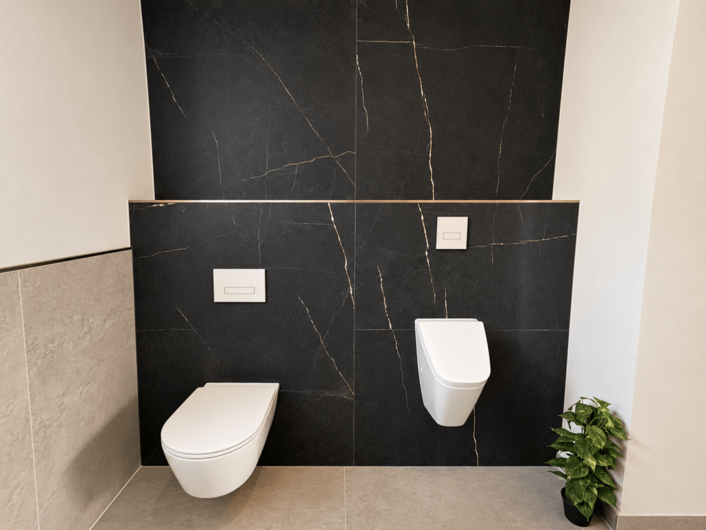 Referenzbild Fliesen im WC