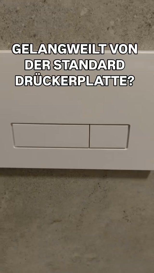 MUST HAVE FÜR DEIN WC. ✨ Die Drückerplatte aus Fliese 🔥 Modern 🔥 Minimalistisch 🔥…